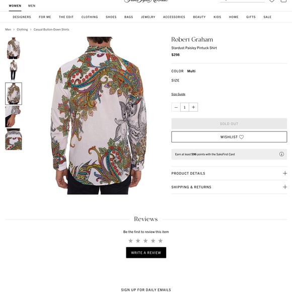 2 Robert Graham button ups 2xl & 3xl - Picture 13 of 13